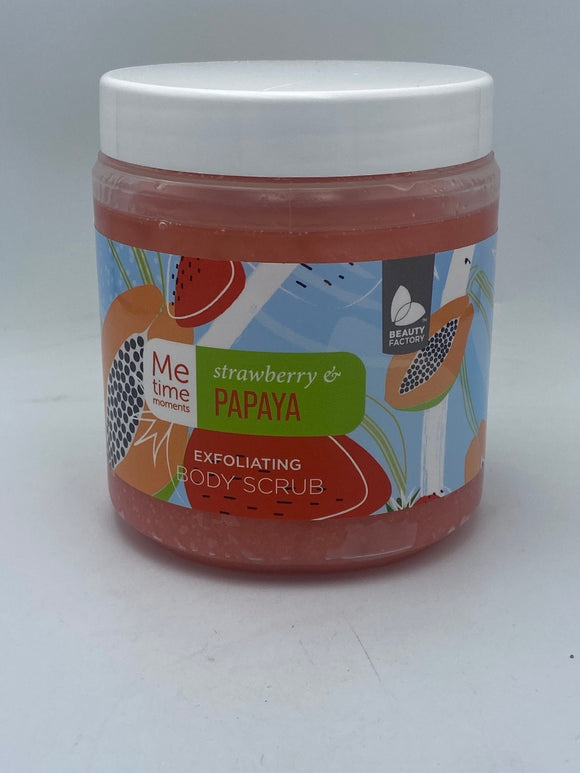 Beauty Factory - Indulgent Strawberry & Papaya Body Scrub 650g